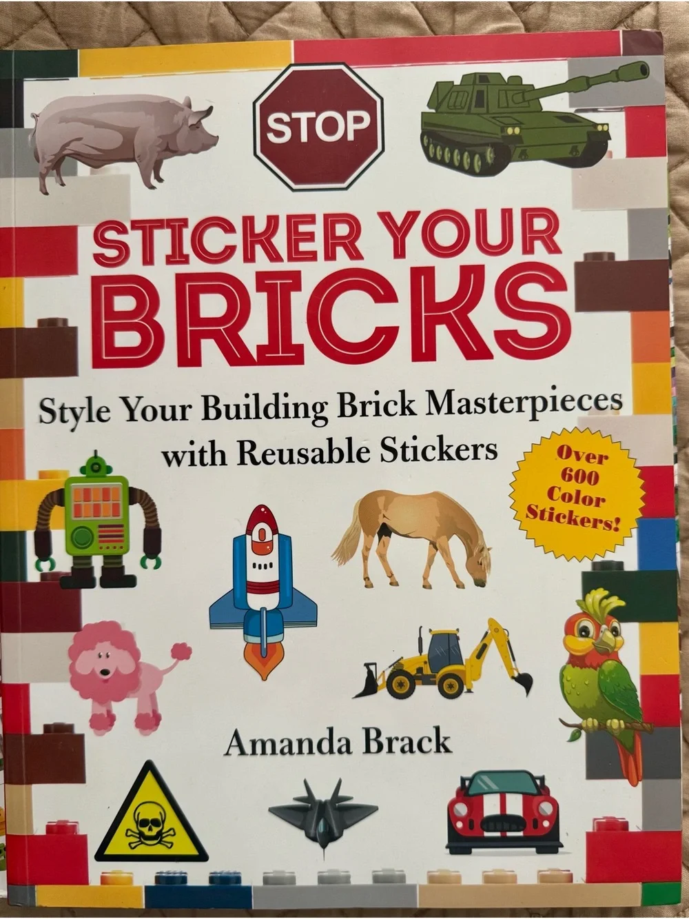 Lego 365 Things to Do With Bricks Activity Book, Lego Sticker Book, 2 Lego mugs